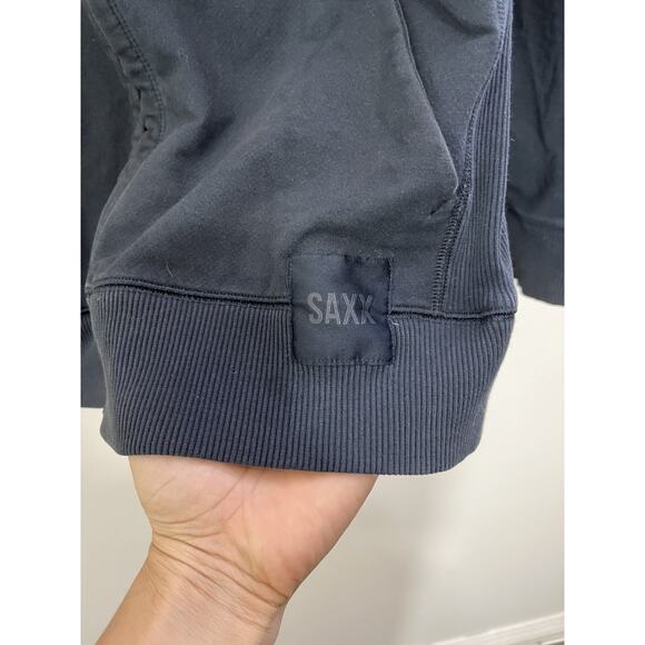SAXX Down Time Hoodie M Sweatshirt Casual Normcore Streetwear Y2K 90s Sk8 Urban - Picture 7 of 16